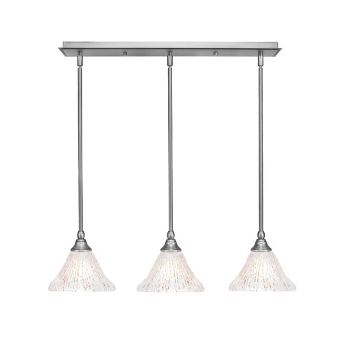Toltec Lighting - 25-BN-751 - Three Light Multi Light Mini Pendant - Any - Brushed Nickel