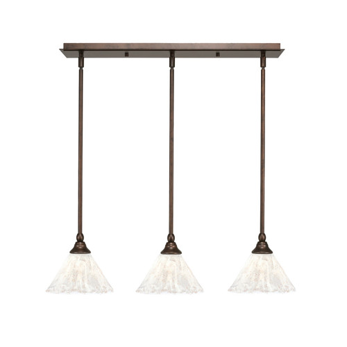 Toltec Lighting - 25-BRZ-7195 - Three Light Multi Light Mini Pendant - Any - Bronze