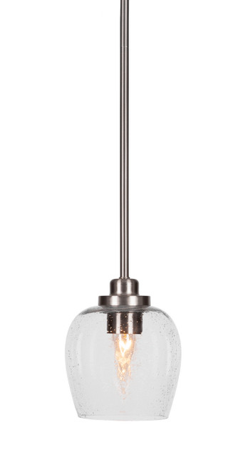 Toltec Lighting - 2601-BN-4810 - One Light Mini Pendant - Odyssey - Brushed Nickel