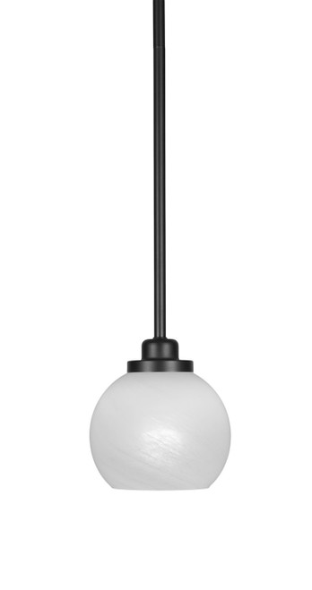 Toltec Lighting - 2601-MB-4101 - One Light Mini Pendant - Odyssey - Matte Black