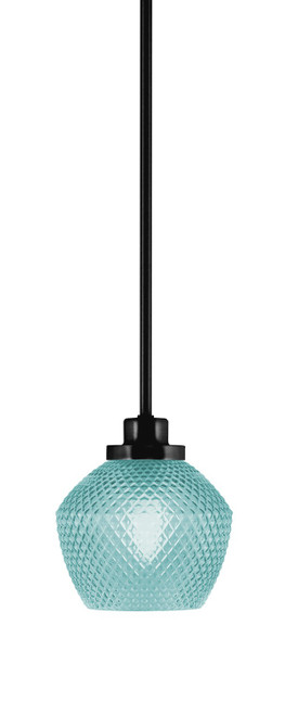 Toltec Lighting - 2601-MB-4625 - One Light Mini Pendant - Odyssey - Matte Black