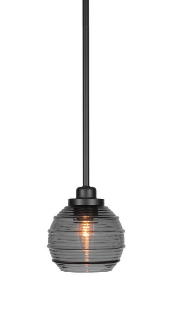 Toltec Lighting - 2601-MB-5112 - One Light Mini Pendant - Odyssey - Matte Black