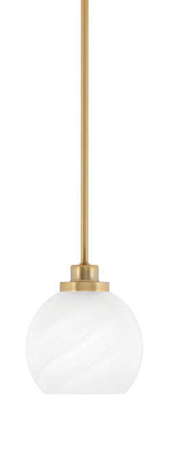 Toltec Lighting - 2601-NAB-4101 - One Light Mini Pendant - Odyssey - New Age Brass