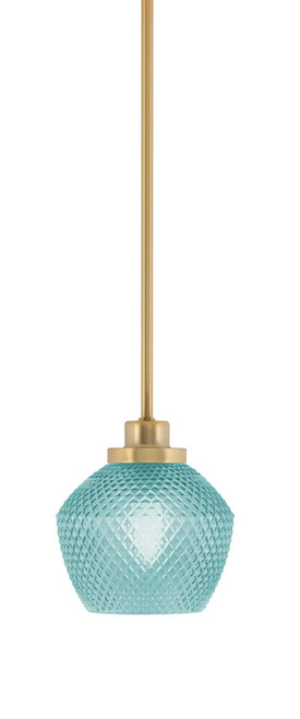 Toltec Lighting - 2601-NAB-4625 - One Light Mini Pendant - Odyssey - New Age Brass
