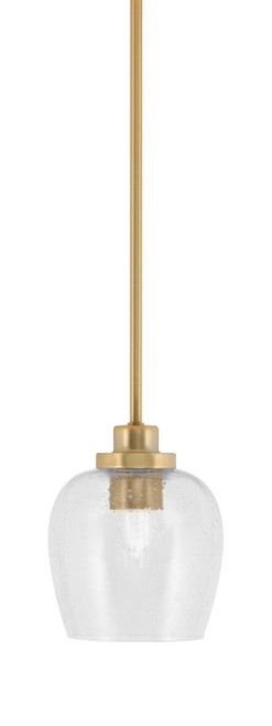 Toltec Lighting - 2601-NAB-4810 - One Light Mini Pendant - Odyssey - New Age Brass
