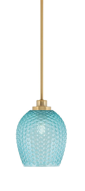Toltec Lighting - 2601-NAB-4905 - One Light Mini Pendant - Odyssey - New Age Brass
