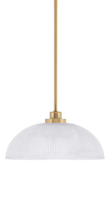 Toltec Lighting - 2601-NAB-540 - One Light Mini Pendant - Odyssey - New Age Brass