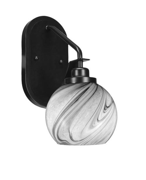 Toltec Lighting - 2611-MB-4109 - One Light Wall Sconce - Odyssey - Matte Black