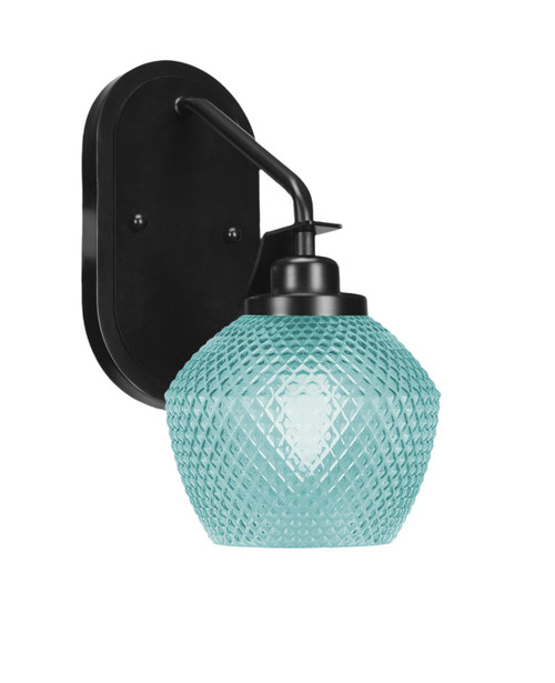 Toltec Lighting - 2611-MB-4625 - One Light Wall Sconce - Odyssey - Matte Black