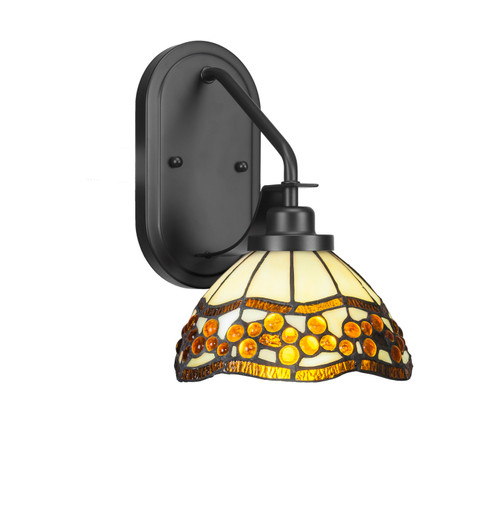 Toltec Lighting - 2611-MB-9975 - One Light Wall Sconce - Odyssey - Matte Black