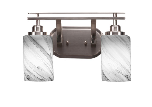 Toltec Lighting - 2612-BN-3009 - Two Light Bath Bar - Odyssey - Brushed Nickel