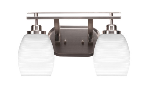 Toltec Lighting - 2612-BN-4021 - Two Light Bath Bar - Odyssey - Brushed Nickel