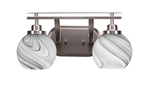 Toltec Lighting - 2612-BN-4109 - Two Light Bath Bar - Odyssey - Brushed Nickel