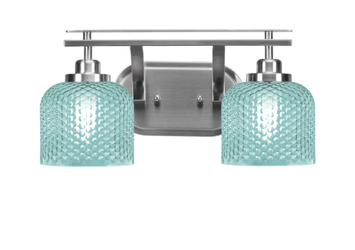 Toltec Lighting - 2612-BN-4615 - Two Light Bath Bar - Odyssey - Brushed Nickel