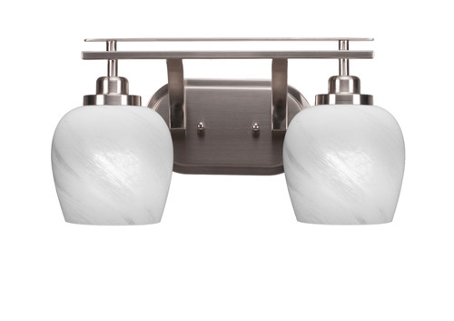 Toltec Lighting - 2612-BN-4811 - Two Light Bath Bar - Odyssey - Brushed Nickel