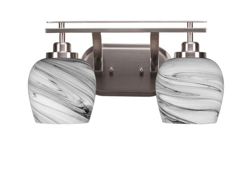 Toltec Lighting - 2612-BN-4819 - Two Light Bath Bar - Odyssey - Brushed Nickel