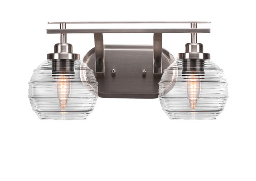 Toltec Lighting - 2612-BN-5110 - Two Light Bath Bar - Odyssey - Brushed Nickel