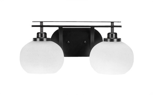 Toltec Lighting - 2612-MB-212 - Two Light Bathroom Lighting - Odyssey - Matte Black