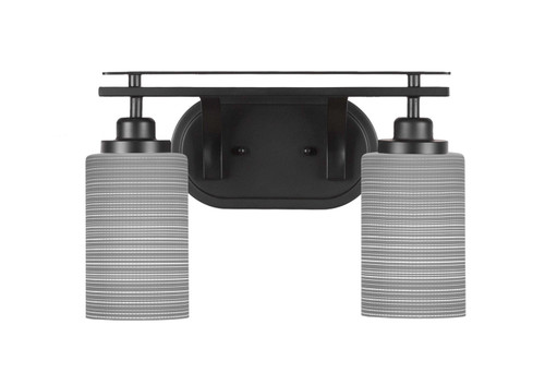 Toltec Lighting - 2612-MB-4062 - Two Light Bath Bar - Odyssey - Matte Black