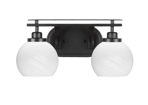 Toltec Lighting - 2612-MB-4101 - Two Light Bath Bar - Odyssey - Matte Black