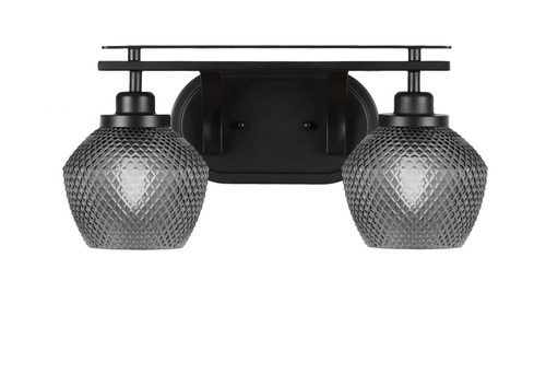 Toltec Lighting - 2612-MB-4622 - Two Light Bath Bar - Odyssey - Matte Black