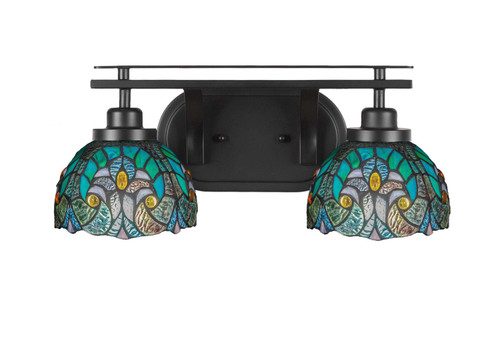 Toltec Lighting - 2612-MB-9925 - Two Light Bath Bar - Odyssey - Matte Black