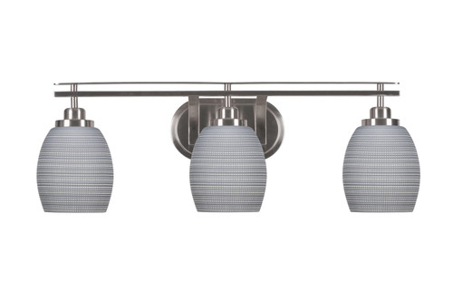 Toltec Lighting - 2613-BN-4022 - Three Light Bath Bar - Odyssey - Brushed Nickel