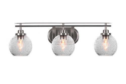 Toltec Lighting - 2613-BN-4102 - Three Light Bath Bar - Odyssey - Brushed Nickel
