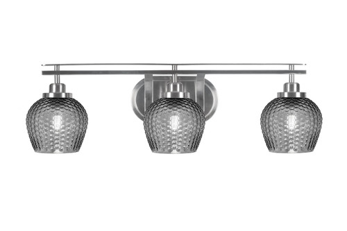 Toltec Lighting - 2613-BN-4602 - Three Light Bath Bar - Odyssey - Brushed Nickel