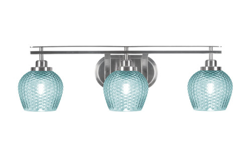 Toltec Lighting - 2613-BN-4605 - Three Light Bath Bar - Odyssey - Brushed Nickel