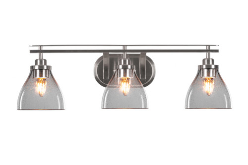 Toltec Lighting - 2613-BN-4760 - Three Light Bath Bar - Odyssey - Brushed Nickel