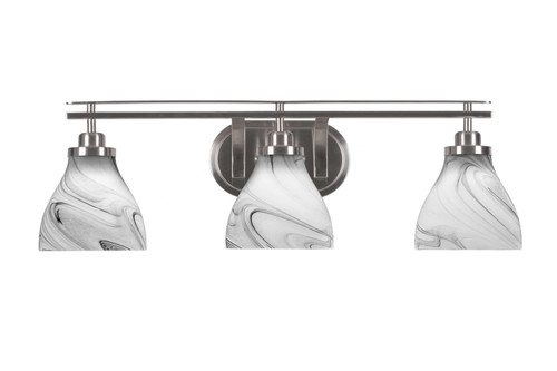 Toltec Lighting - 2613-BN-4769 - Three Light Bath Bar - Odyssey - Brushed Nickel