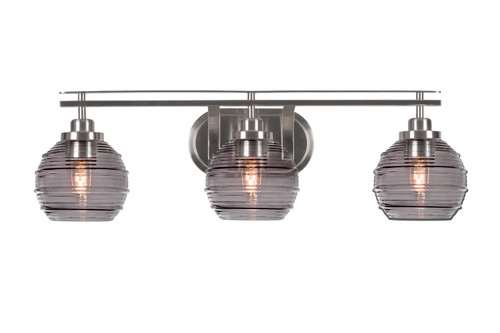 Toltec Lighting - 2613-BN-5112 - Three Light Bath Bar - Odyssey - Brushed Nickel