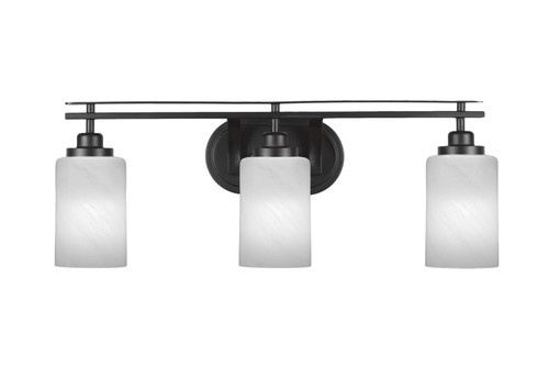 Toltec Lighting - 2613-MB-3001 - Three Light Bath Bar - Odyssey - Matte Black