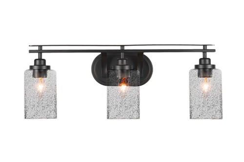 Toltec Lighting - 2613-MB-3002 - Three Light Bath Bar - Odyssey - Matte Black