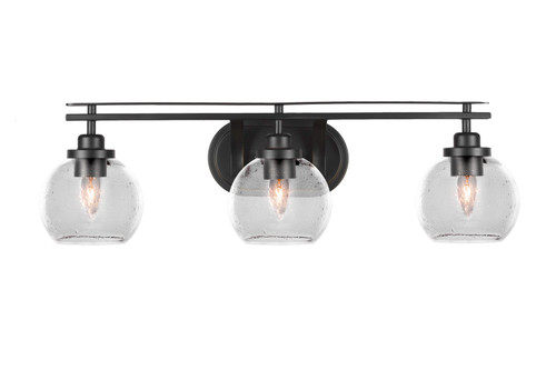 Toltec Lighting - 2613-MB-4100 - Three Light Bath Bar - Odyssey - Matte Black
