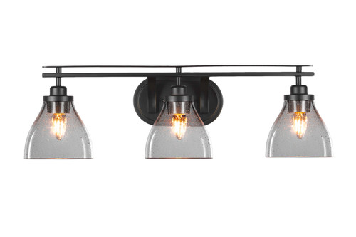 Toltec Lighting - 2613-MB-4760 - Three Light Bath Bar - Odyssey - Matte Black