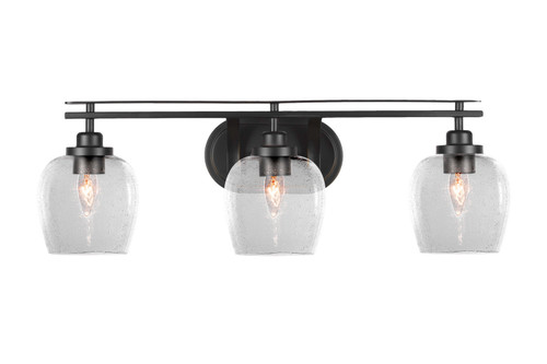 Toltec Lighting - 2613-MB-4810 - Three Light Bath Bar - Odyssey - Matte Black