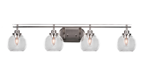 Toltec Lighting - 2614-BN-4100 - Four Light Bath Bar - Odyssey - Brushed Nickel