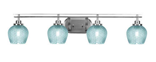 Toltec Lighting - 2614-BN-4605 - Four Light Bath Bar - Odyssey - Brushed Nickel