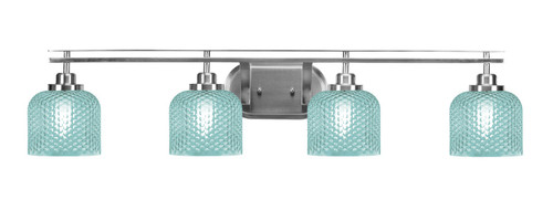 Toltec Lighting - 2614-BN-4615 - Four Light Bath Bar - Odyssey - Brushed Nickel