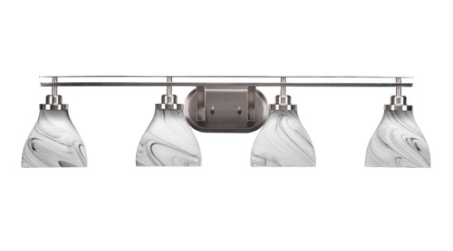 Toltec Lighting - 2614-BN-4769 - Four Light Bath Bar - Odyssey - Brushed Nickel