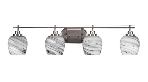 Toltec Lighting - 2614-BN-4819 - Four Light Bath Bar - Odyssey - Brushed Nickel