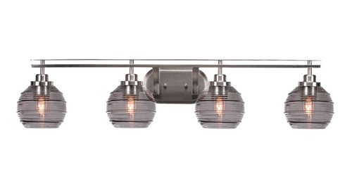 Toltec Lighting - 2614-BN-5112 - Four Light Bath Bar - Odyssey - Brushed Nickel