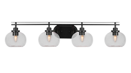 Toltec Lighting - 2614-MB-202 - Four Light Bath Bar - Odyssey - Matte Black
