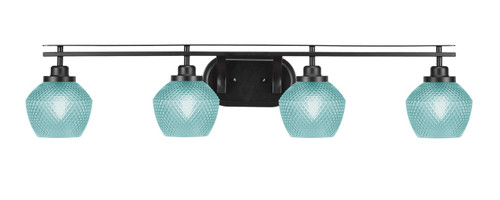 Toltec Lighting - 2614-MB-4625 - Four Light Bath Bar - Odyssey - Matte Black