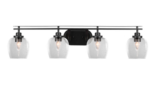 Toltec Lighting - 2614-MB-4810 - Four Light Bath Bar - Odyssey - Matte Black