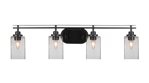 Toltec Lighting - 2614-MB-530 - Four Light Bath Bar - Odyssey - Matte Black