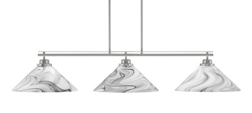 Toltec Lighting - 2633-BN-2169 - Three Light Bar - Odyssey - Brushed Nickel