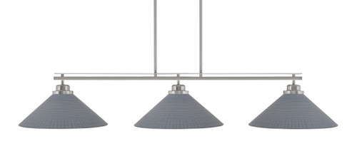 Toltec Lighting - 2633-BN-4012 - Three Light Bar - Odyssey - Brushed Nickel